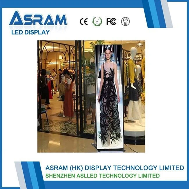 Floor Standing Led Poster Display Screen